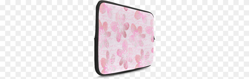 Watercolor Flower Pattern Custom Sleeve For Laptop Coin Purse, Plant Free Png