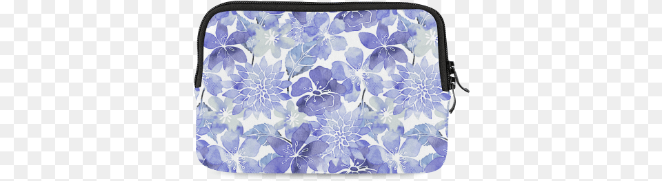 Watercolor Flower Pattern Ipad Mini Purple Watercolor Heart, Accessories, Bag, Handbag, Purse Png Image