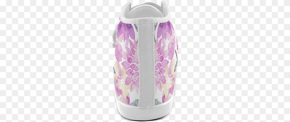 Watercolor Flower Pattern Velcro High Top Canvas Kid39s Sneakers, Clothing, Footwear, Shoe, Sneaker Free Transparent Png