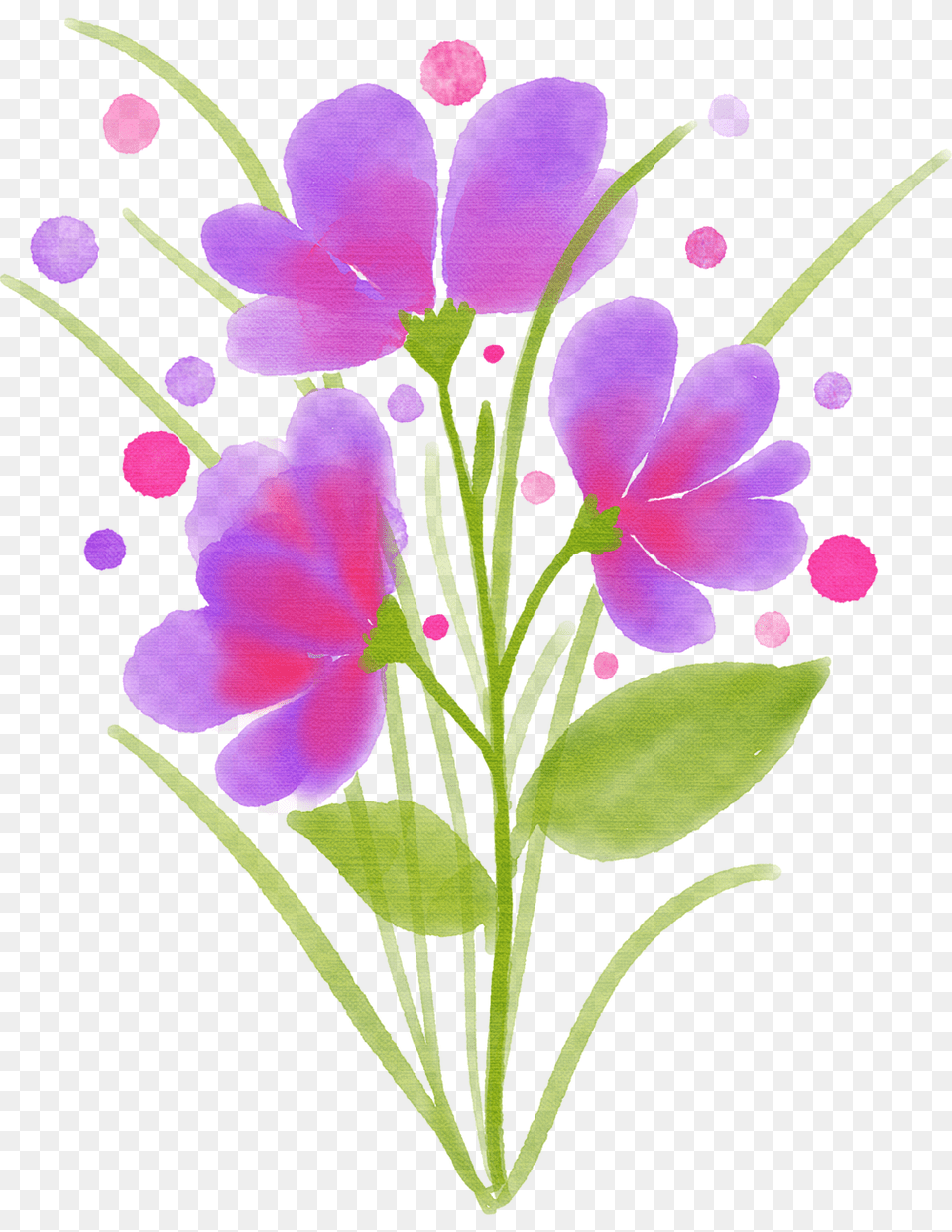 Watercolor Flower Watercolour On Pixabay, Art, Floral Design, Graphics, Pattern Png Image