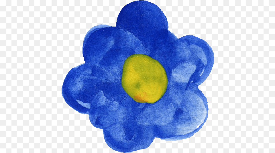Watercolor Flowers Transparent Watercolour Blue Flowers, Anemone, Flower, Petal, Plant Png Image