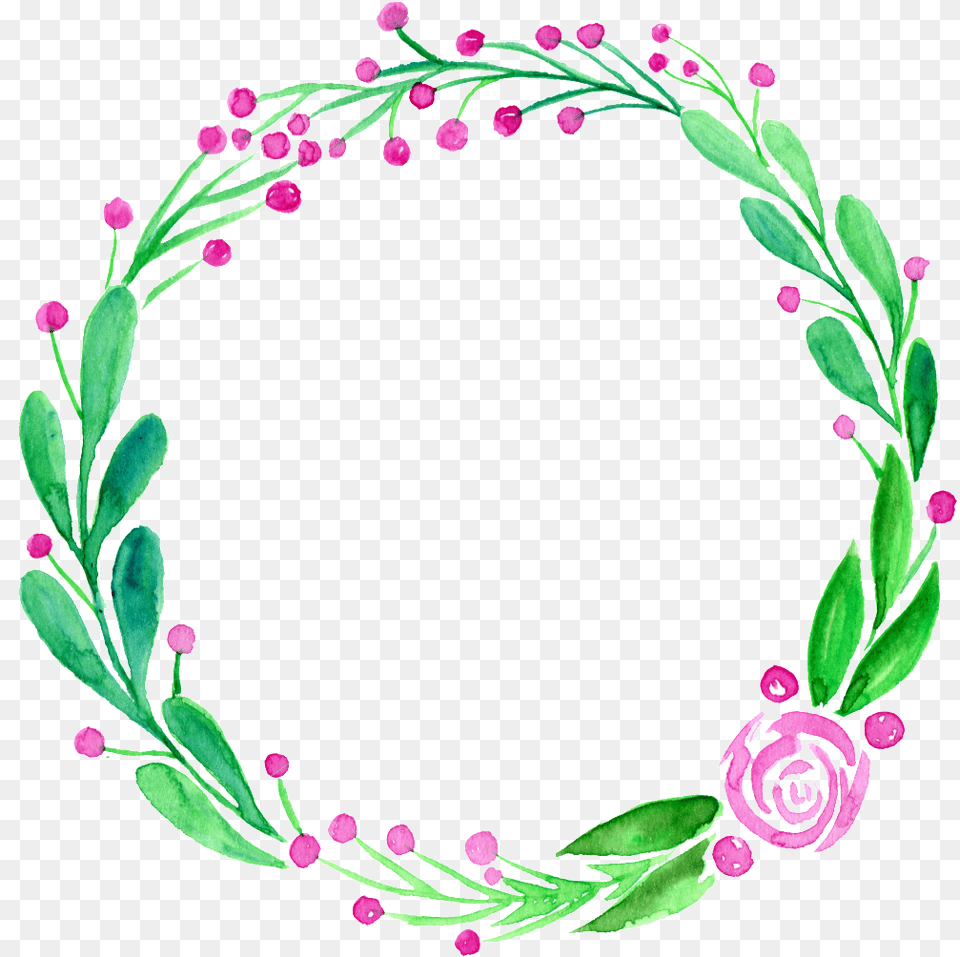 Watercolor Garland Garland Drawing, Plant, Art, Floral Design, Graphics Png Image