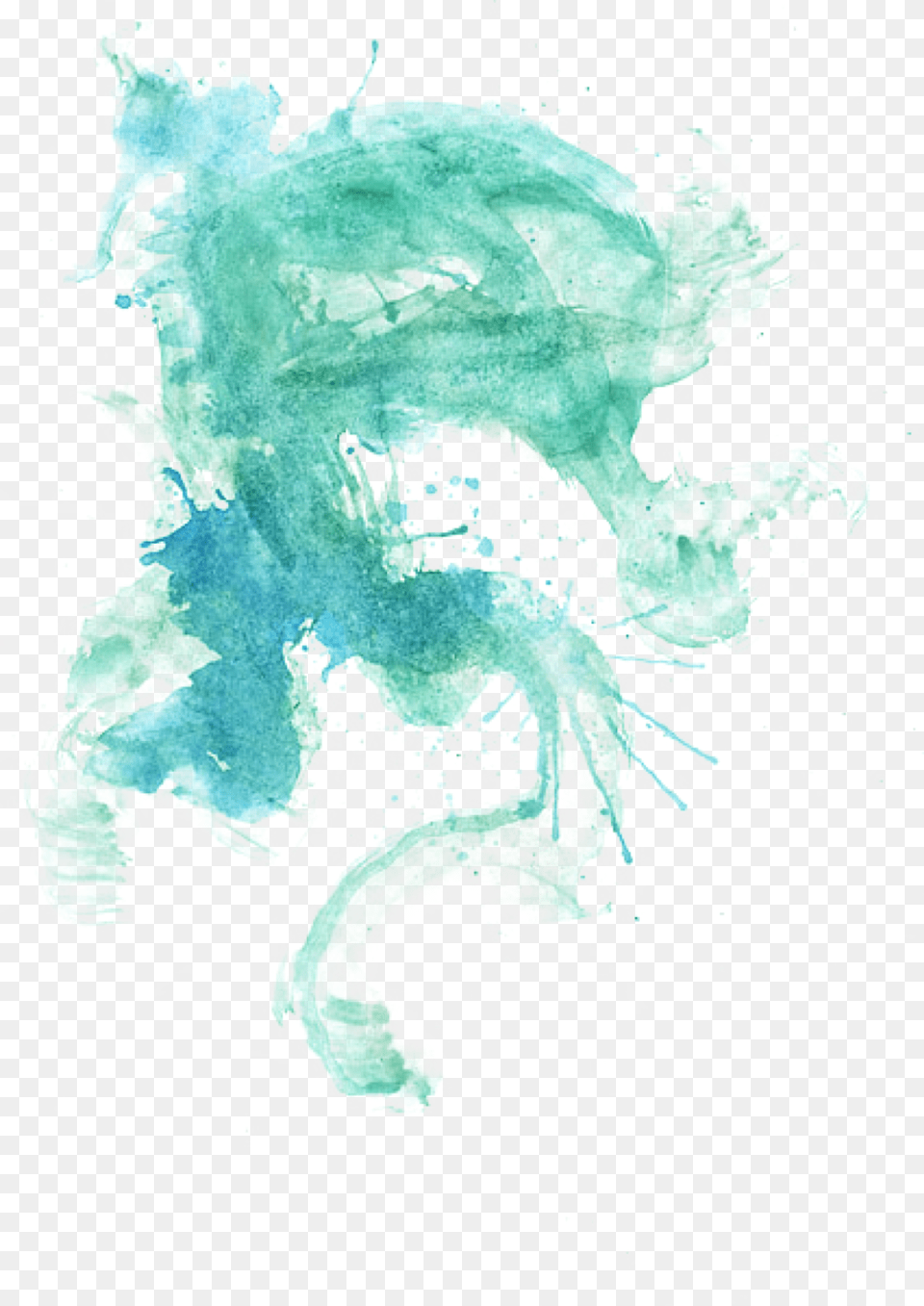 Watercolor Green Freetoedit Paint Splashes Wallpaper Iphone, Stain, Person Free Png Download