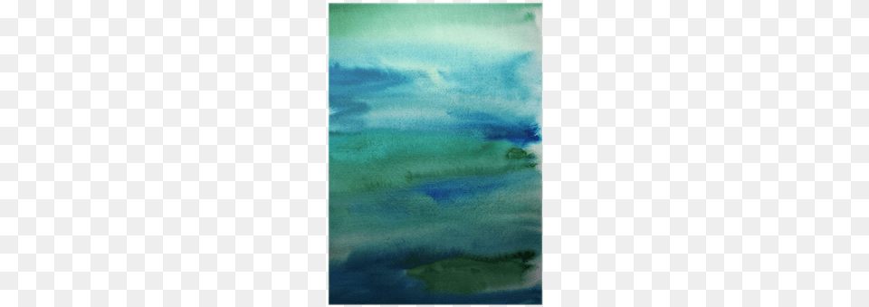 Watercolor Green Hand Painted Art Background For Design Painting, Water, Outdoors, Nature, Sea Free Transparent Png