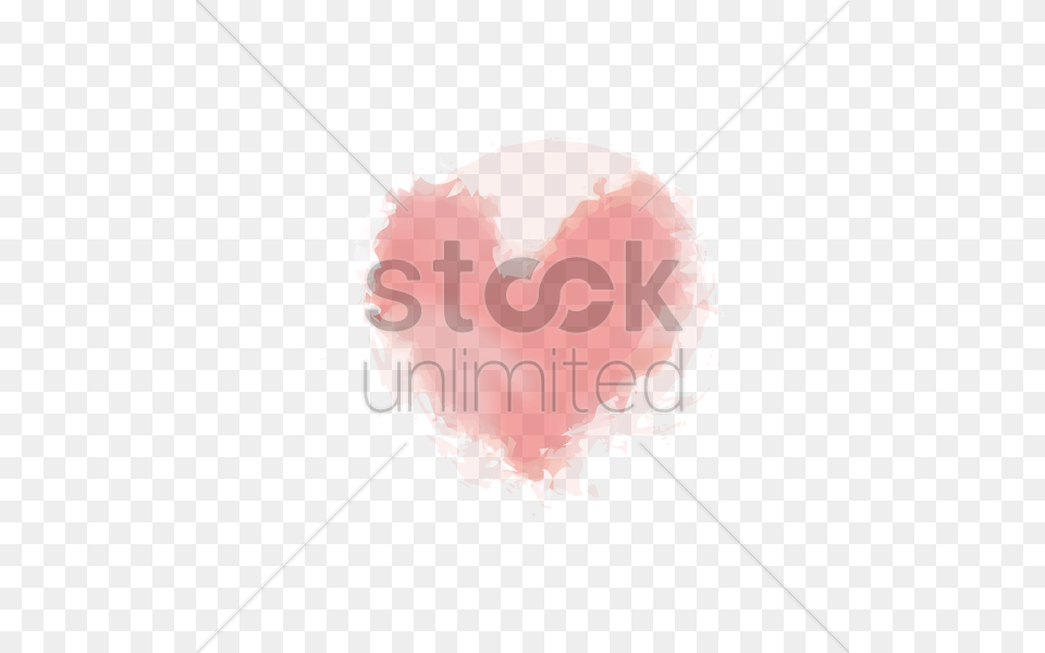 Watercolor Heart Vector Image Free Png