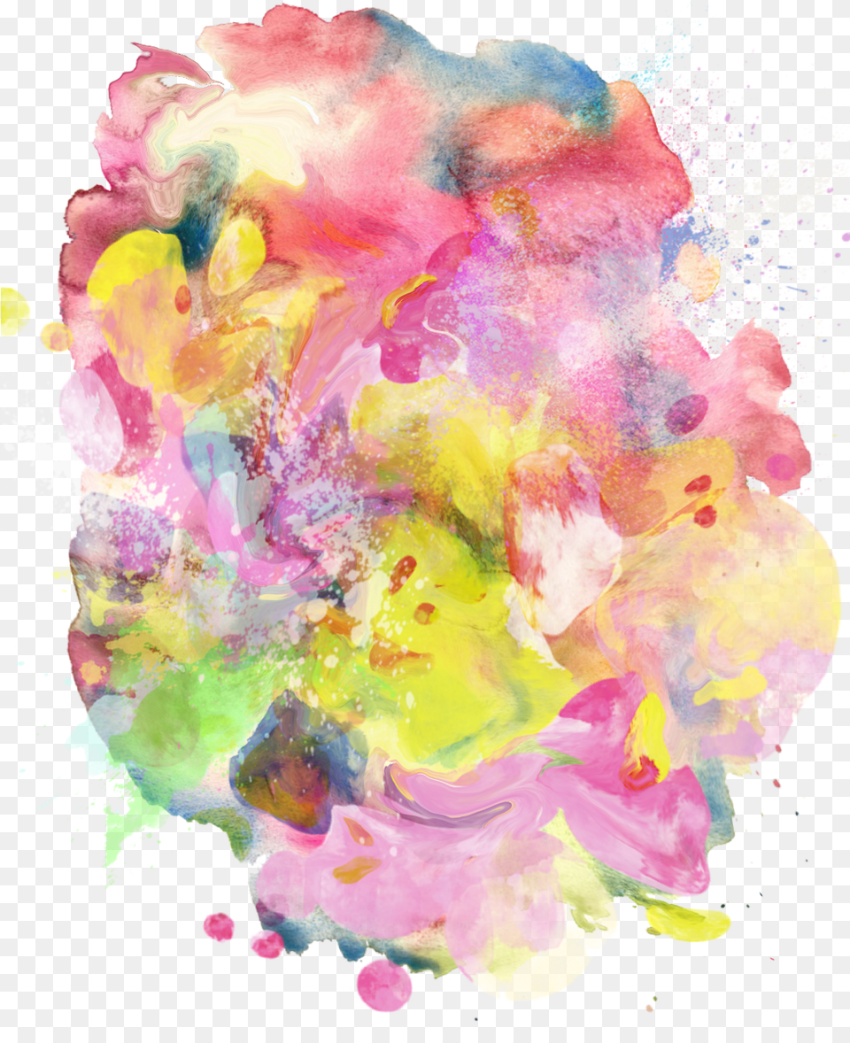 Watercolor Holi Background, Art, Graphics, Painting, Modern Art Png Image