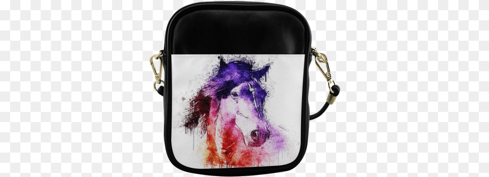 Watercolor Horse Sling Bag Watercolor Horse Pillow Case, Accessories, Handbag, Purse, Animal Free Png Download