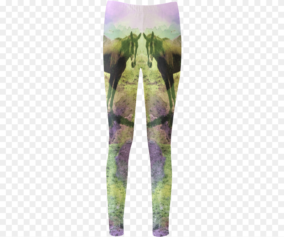 Watercolor Horses By Martina Webster Women39s Legging Leggings, Animal, Calf, Cattle, Cow Free Transparent Png