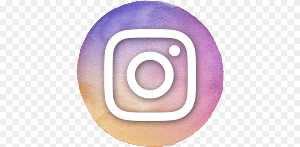 Watercolor Instagram Logo Logo Instagram 2019, Number, Symbol, Text, Food Free Png Download