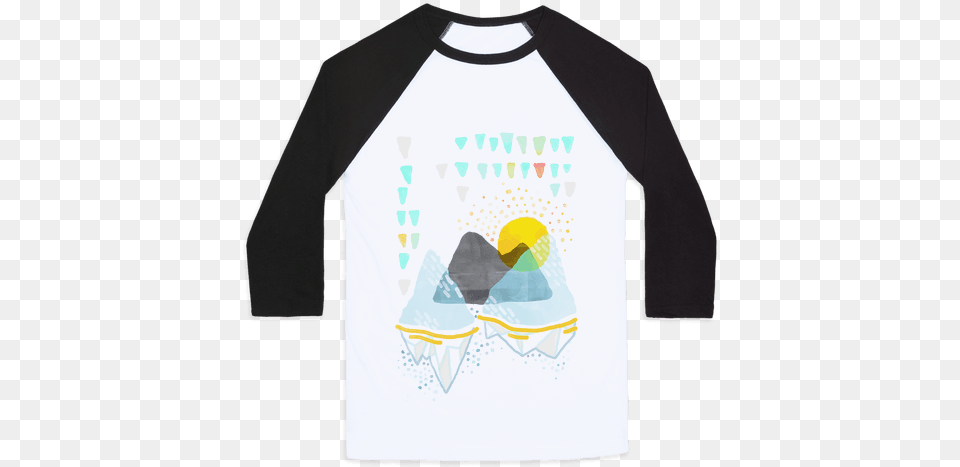Watercolor Landscape Baseball Tee Watch Me Click Now Watch Me Grade Grade, Clothing, Long Sleeve, Sleeve, T-shirt Free Png Download