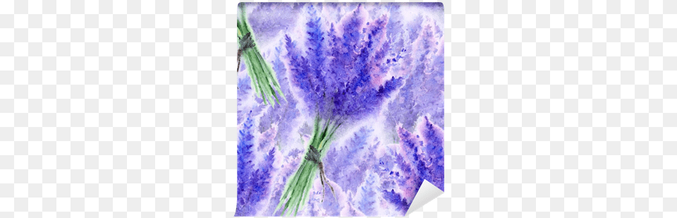 Watercolor Lavender Flower Floral Bouquet Seamless Watercolor Painting, Plant, Purple Free Transparent Png