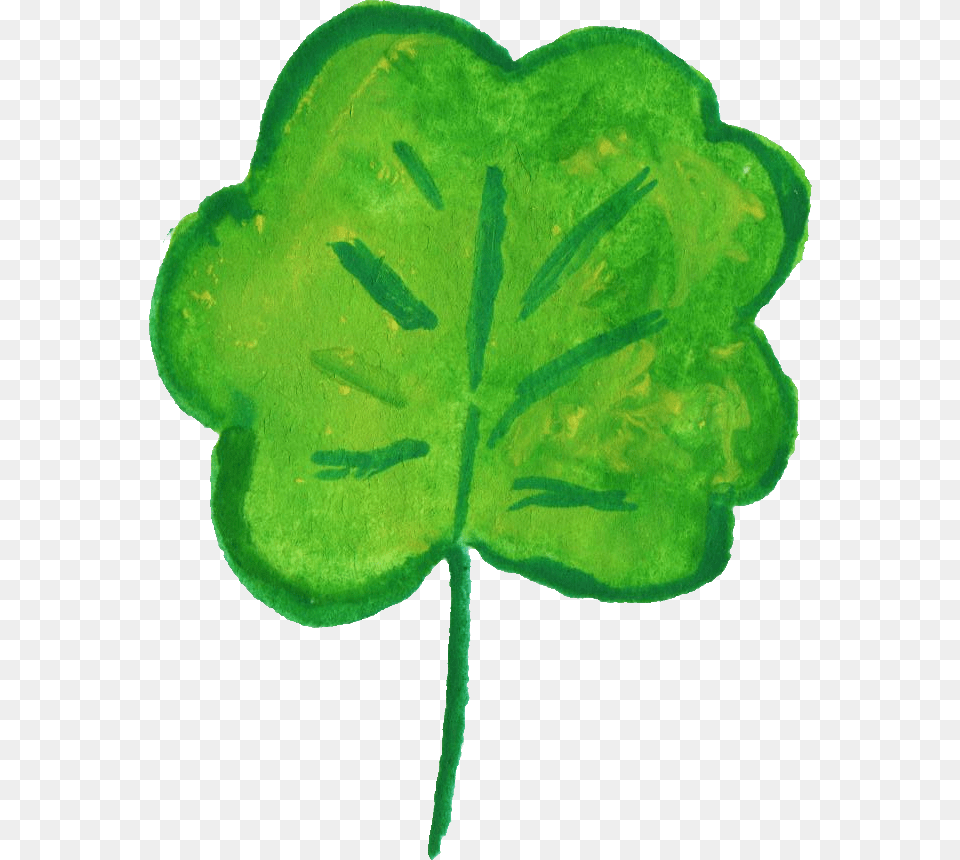 Watercolor Leaf Vol Shamrock, Plant, Animal, Fish, Sea Life Free Png