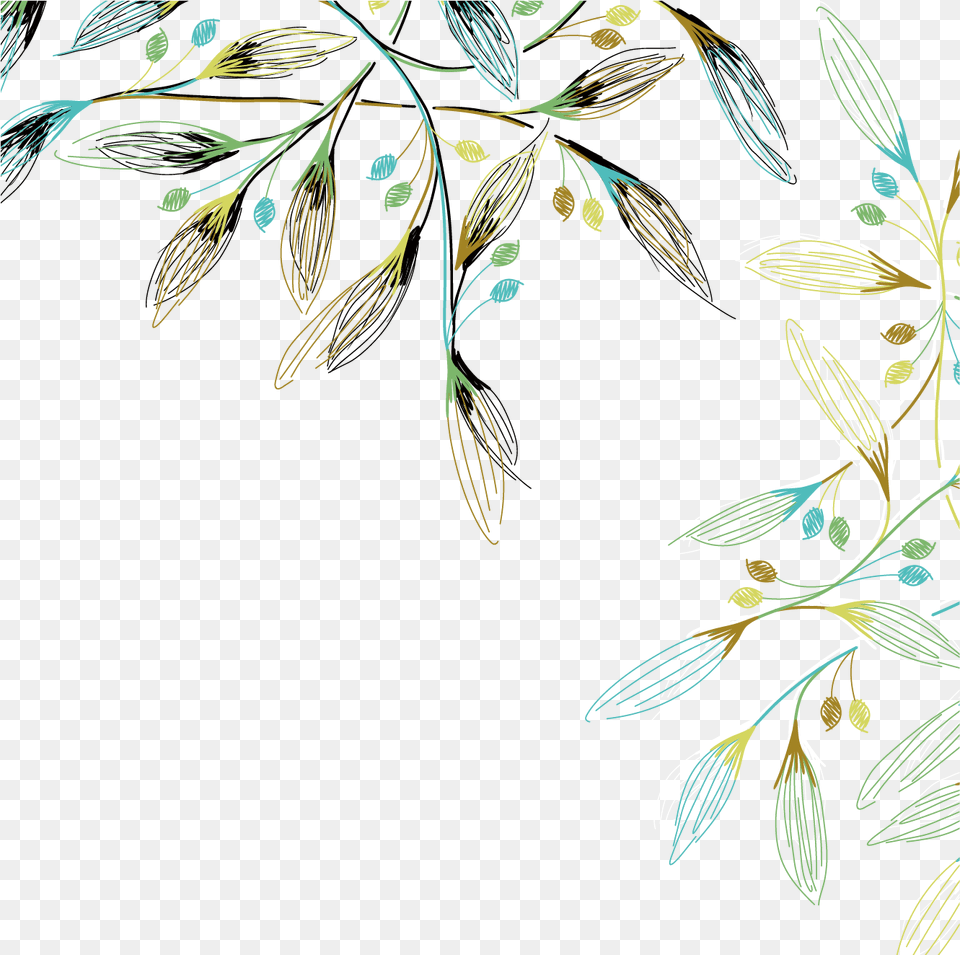 Watercolor Leaves File Watercolor Flowers Leaves, Art, Floral Design, Graphics, Pattern Free Transparent Png