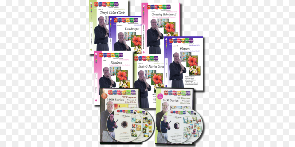Watercolor Lessons On Dvd Web Page, Adult, Male, Man, Person Png Image