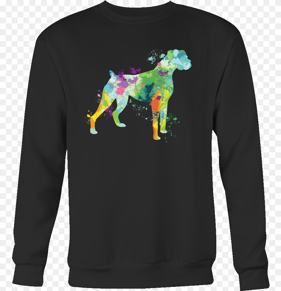 Watercolor Love Dog Paint You Can Wear My Sweatshirt Merch, T-shirt, Clothing, Long Sleeve, Sleeve Free Png