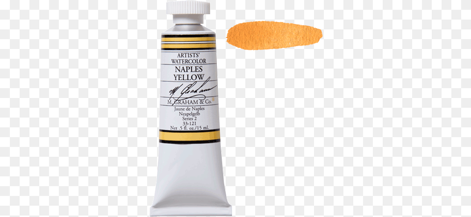 Watercolor Naples Yellow121 M Graham Nickel Azo Yellow, Bottle, Shaker Free Transparent Png