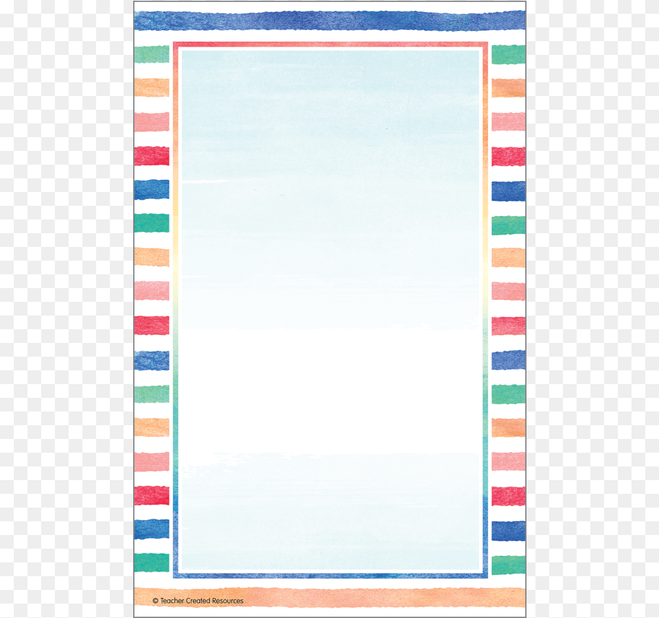 Watercolor Notepad Image Teacher Created Resources Teacher Created Notepad, Home Decor, Rug Png