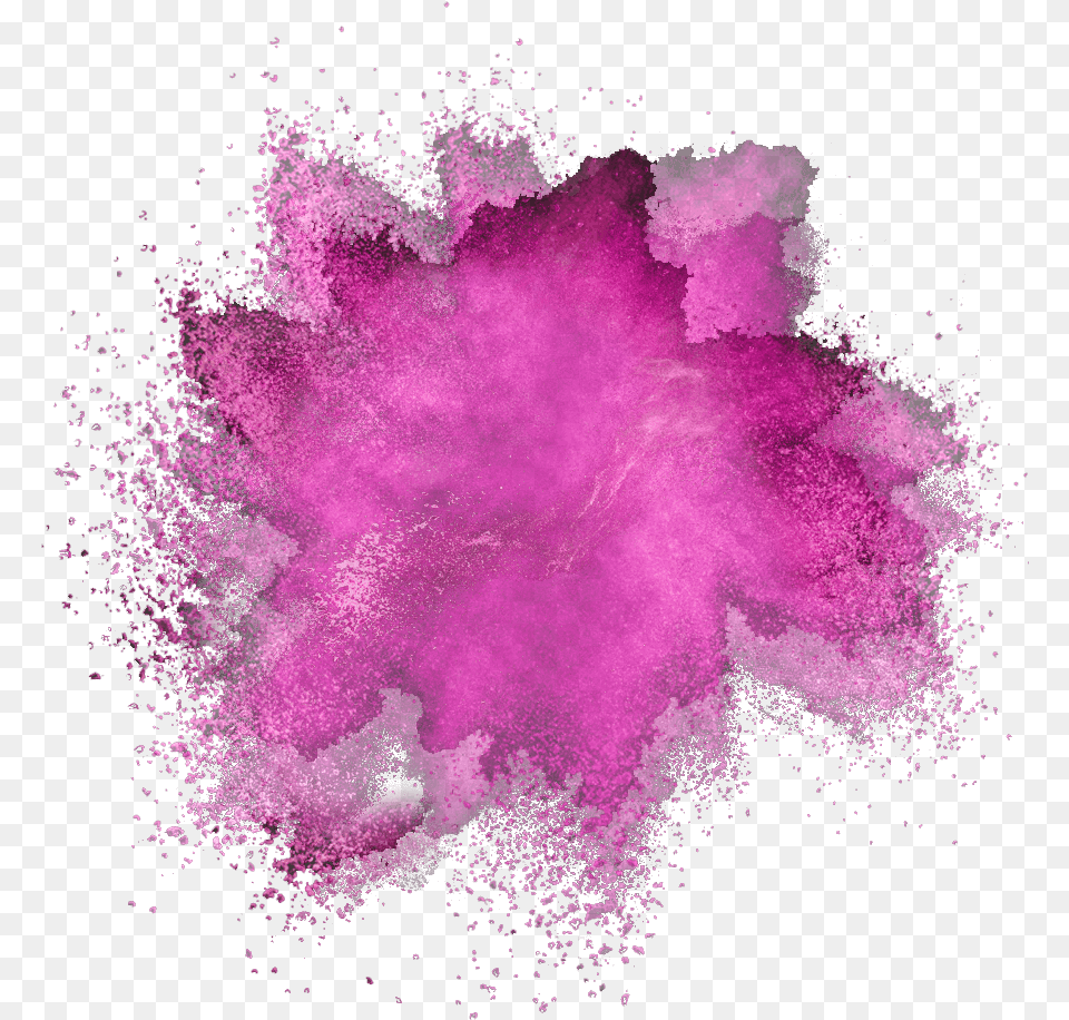 Watercolor Paint, Powder, Purple, Fireworks Png