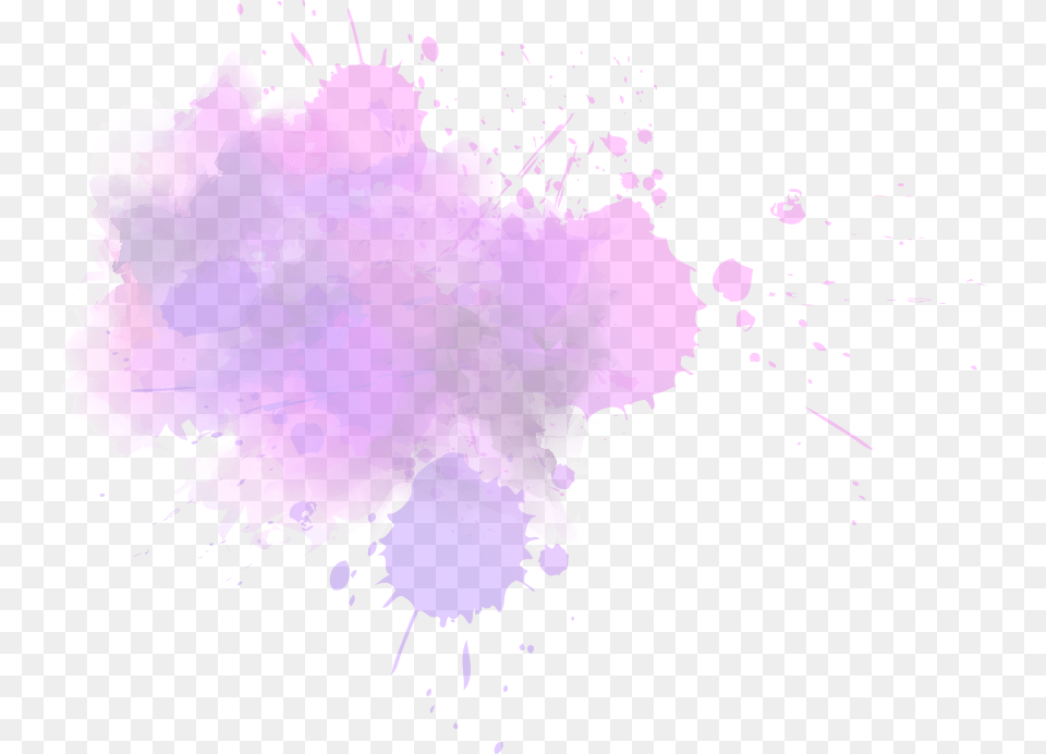 Watercolor Paint, Art, Graphics, Purple, Flower Png