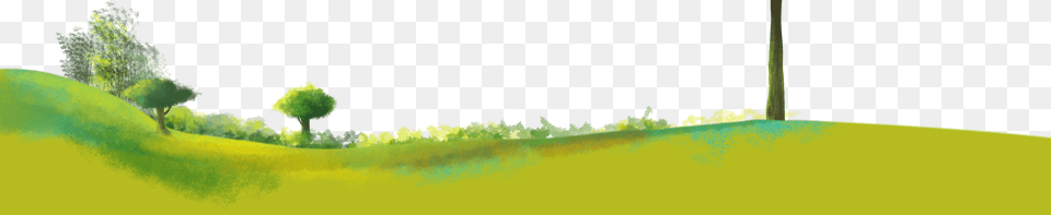 Watercolor Paint, Outdoors, Green, Landscape, Nature Png Image