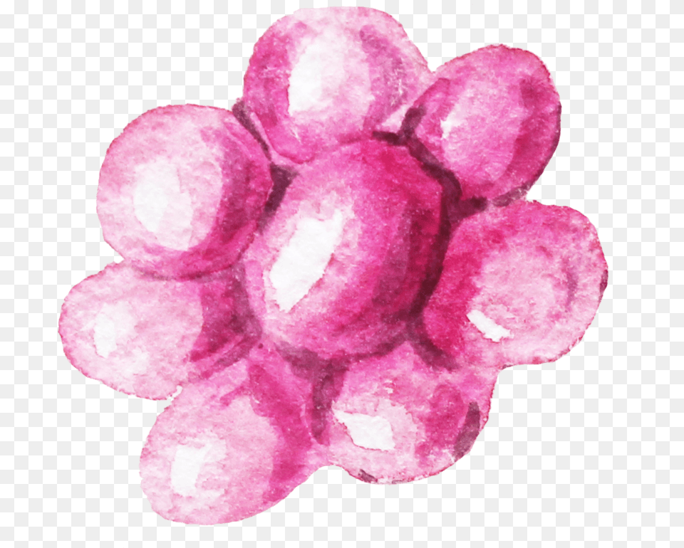 Watercolor Paint, Crystal, Mineral, Quartz, Flower Free Png