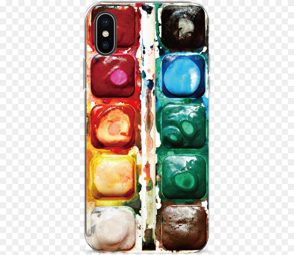 Watercolor Paint Palette Case Watercolor Set Phone Case, Paint Container Png