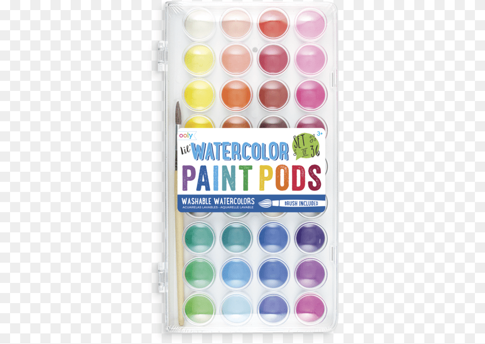 Watercolor Paint Pods, Paint Container, Medication, Pill, Palette Png Image