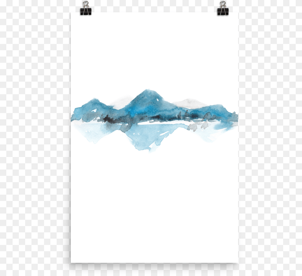 Watercolor Painting, Outdoors, Ice, Nature, Mountain Free Transparent Png