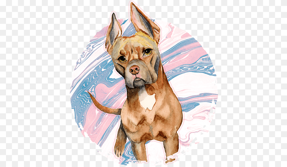 Watercolor Painting, Animal, Bulldog, Canine, Dog Free Png