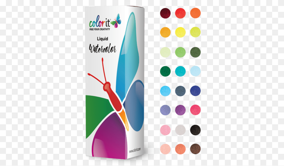 Watercolor Painting, Paint Container Png Image