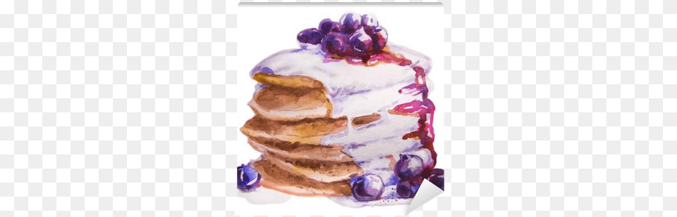 Watercolor Painting, Birthday Cake, Cake, Cream, Dessert Free Png Download