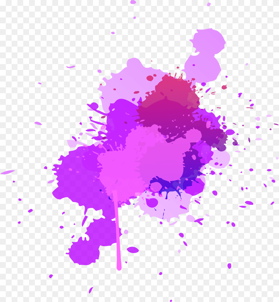Watercolor Painting, Purple, Stain, Art Png