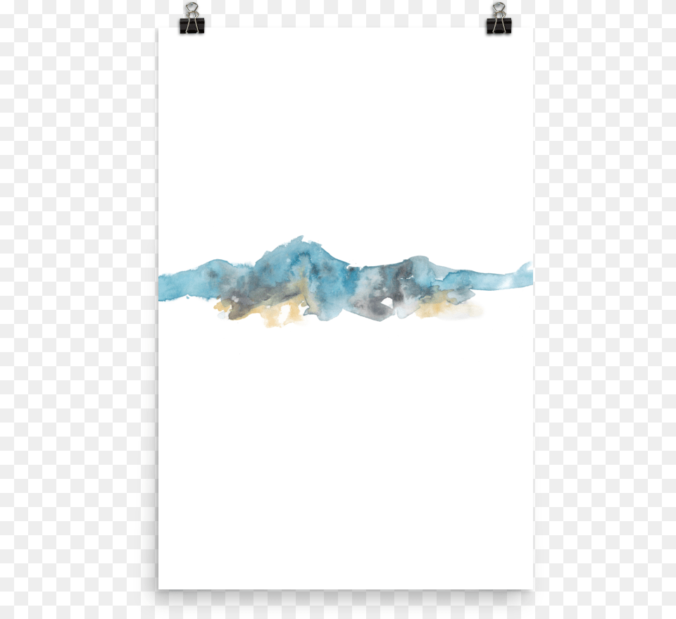Watercolor Painting, Art, Ice, Outdoors, Smoke Free Png Download
