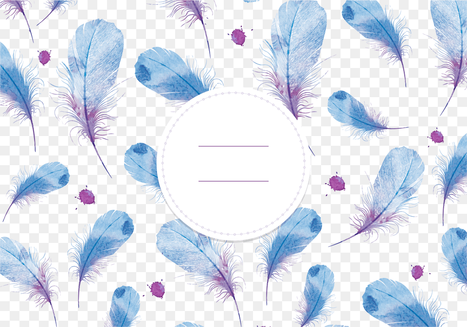 Watercolor Painting Feather Drawing Watercolor Purple Feathers, Flower, Pattern, Petal, Plant Free Png