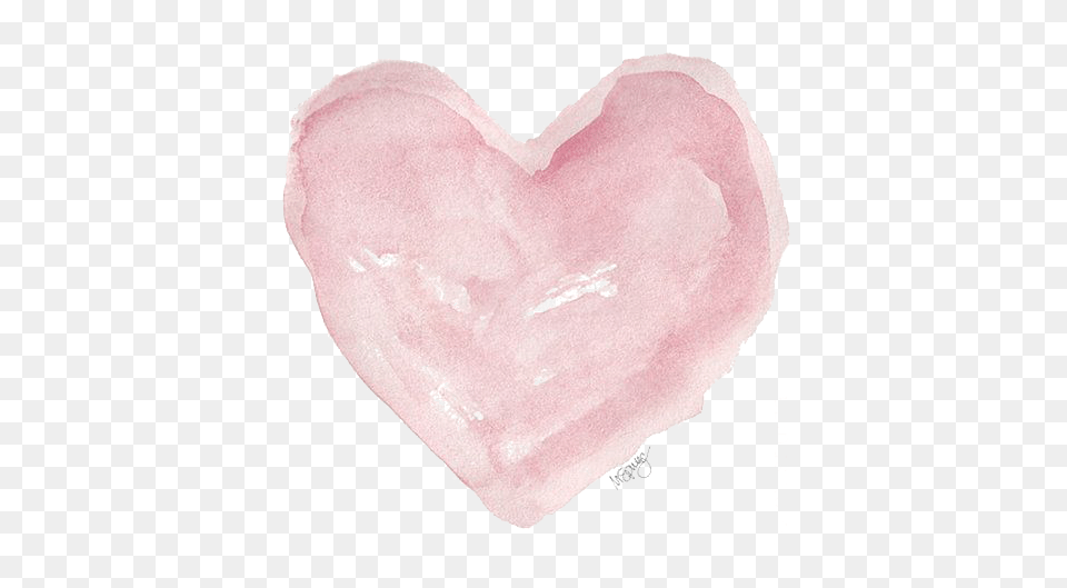 Watercolor Painting Illustration Transprent Heart, Crystal, Mineral, Quartz, Diaper Png Image