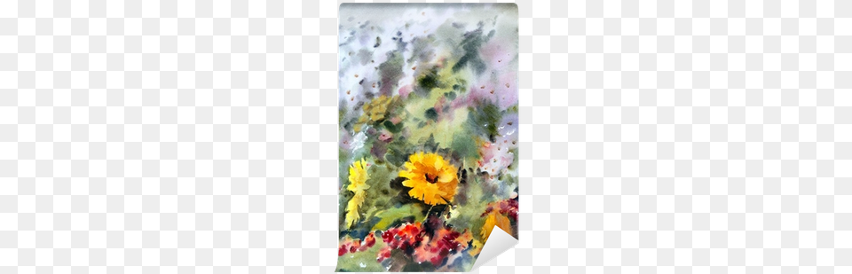 Watercolor Painting Of The Beautiful Flowers Watercolor Painting, Art, Modern Art, Flower, Plant Free Png Download