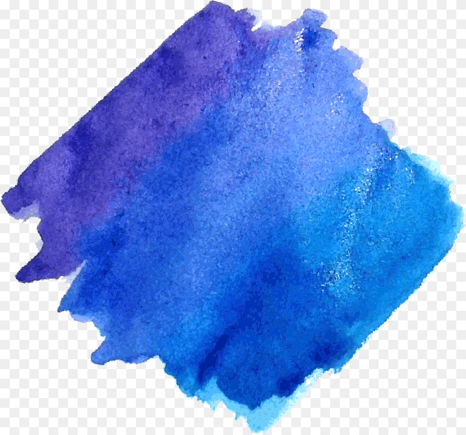 Watercolor Painting Texture Blue Paint Smear, Accessories, Mineral, Jewelry, Gemstone Free Png