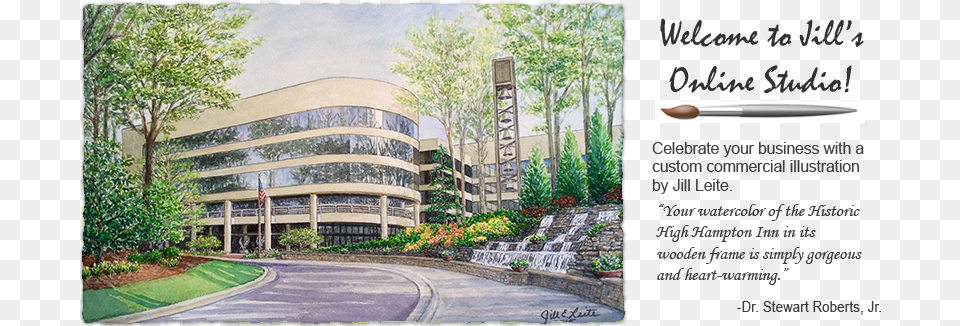 Watercolor Paintings And Prints Are Widely Collected Headquarters Of Chick Fil, Architecture, Road, Street, City Png Image