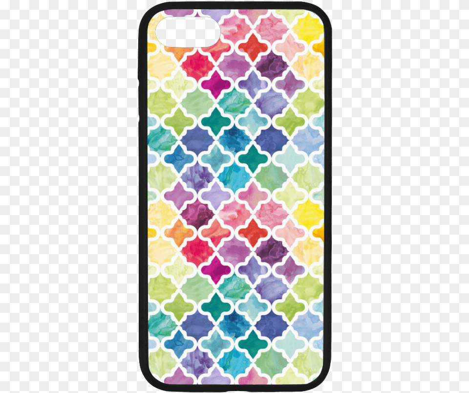 Watercolor Pattern Rubber Case For Iphone 7 Mobile Phone Case, Home Decor, Art Png Image