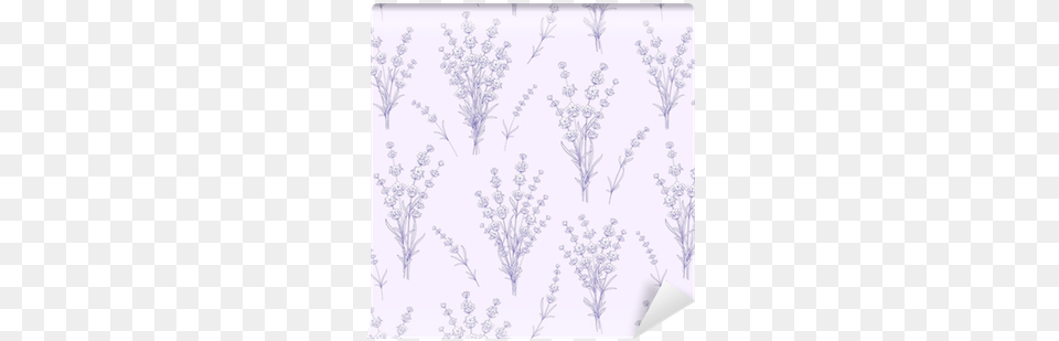 Watercolor Pattern With Lavender For Fabric Swatch Watercolor Painting, Art, Floral Design, Graphics, Drawing Png