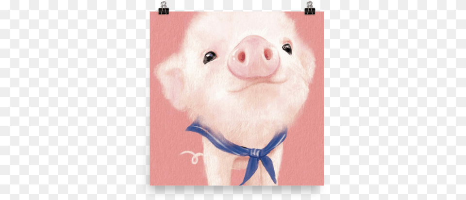 Watercolor Pig Auggie Lamb Christmas Pig Painting, Animal, Mammal, Bear, Wildlife Png Image