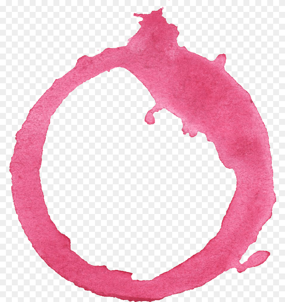 Watercolor Pink Circle Colorful Watercolor Circle, Stain, Animal, Mammal Free Transparent Png