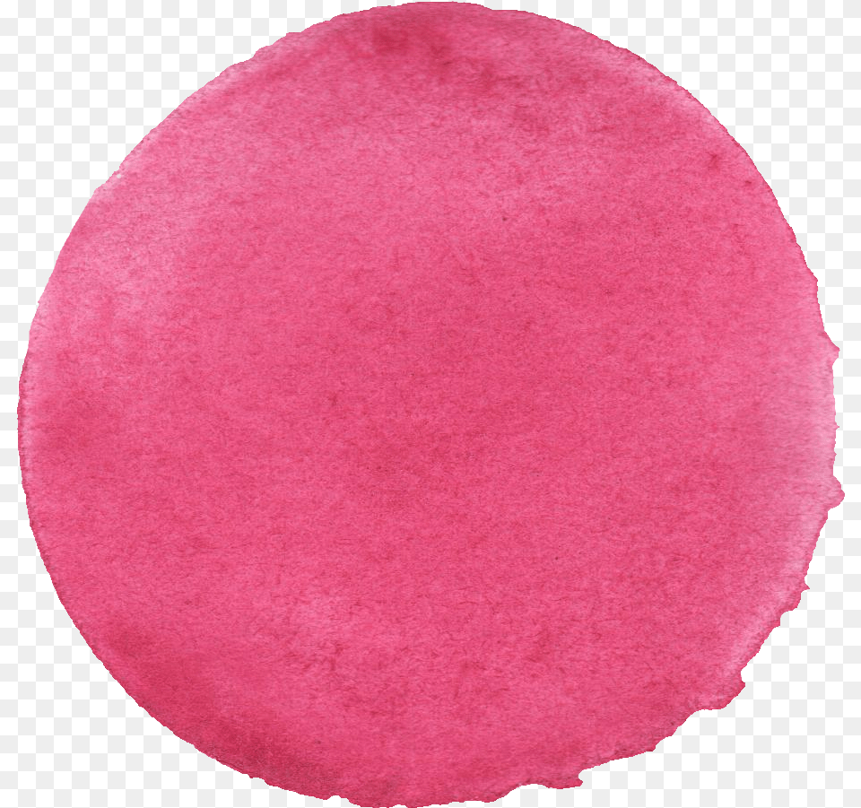 Watercolor Pink Circle Transparent Circle, Cushion, Home Decor, Rug, Flower Png