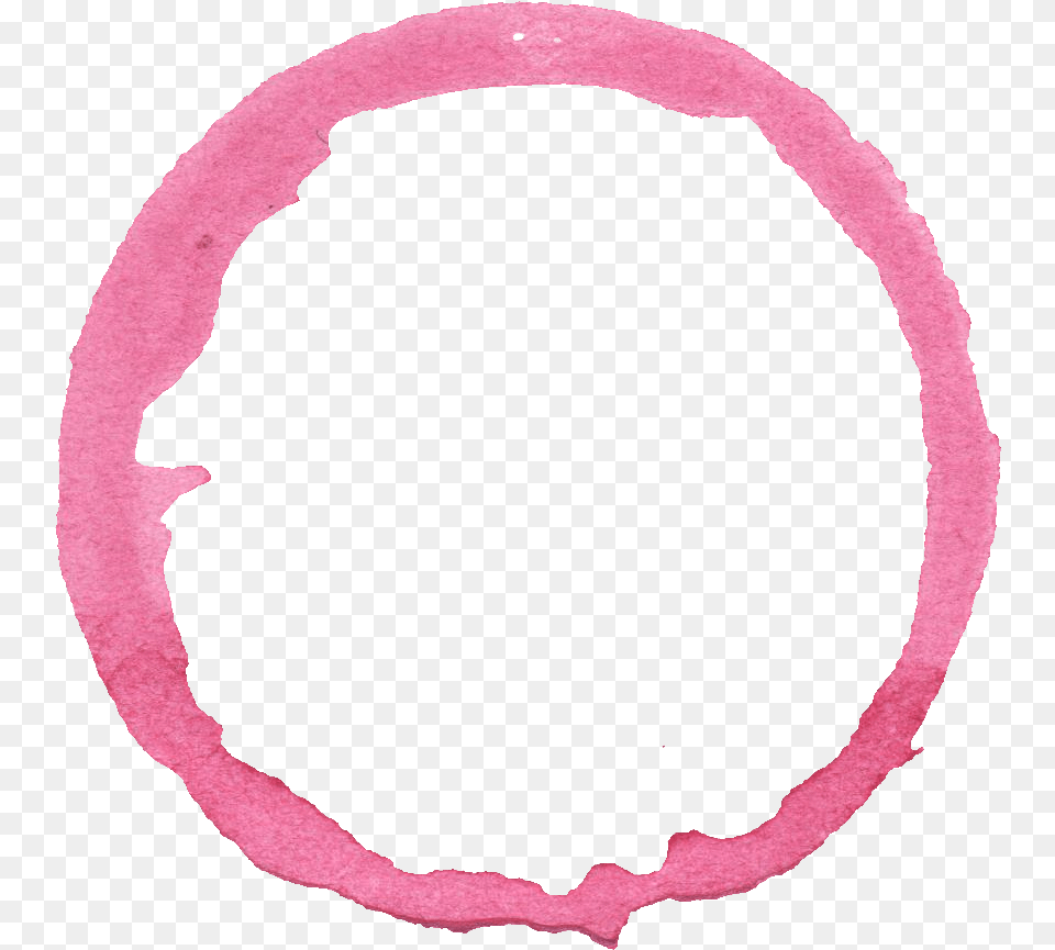 Watercolor Pink Circle Transparent Watercolour Brush Circle, Stain, Oval, Home Decor Free Png Download