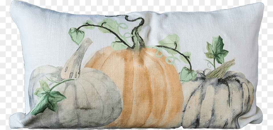 Watercolor Pumpkin Farmhouse Pumpkins Zip Pumpkin, Cushion, Home Decor, Linen, Pillow Free Transparent Png