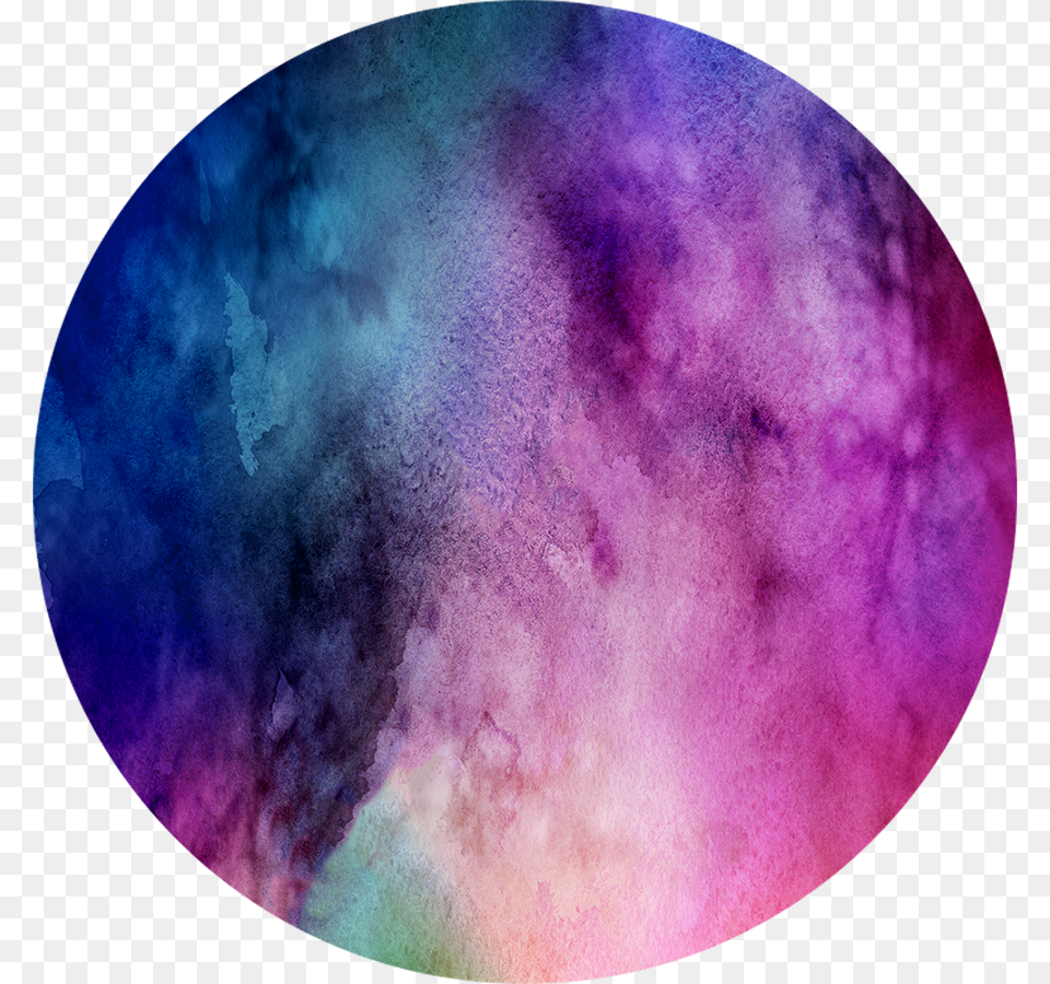 Watercolor Purple Circle, Texture, Dye, Person Free Png