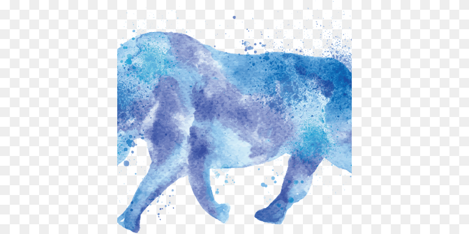 Watercolor Rhino, Hot Tub, Tub, Animal, Mammal Free Transparent Png