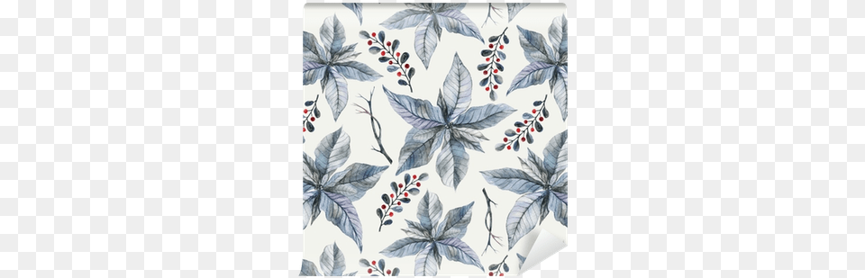Watercolor Seamless Pattern With Hand Painted Silver Placemat, Art, Floral Design, Graphics, Plant Png Image