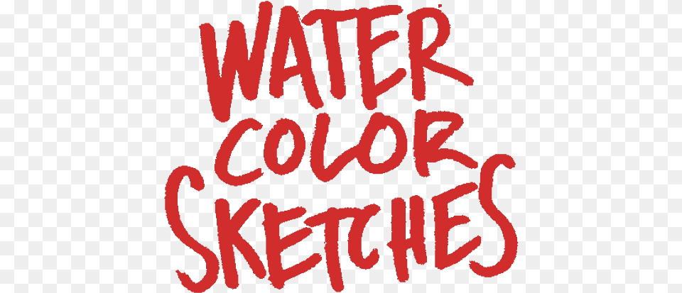 Watercolor Sketches, Text, Handwriting Png Image