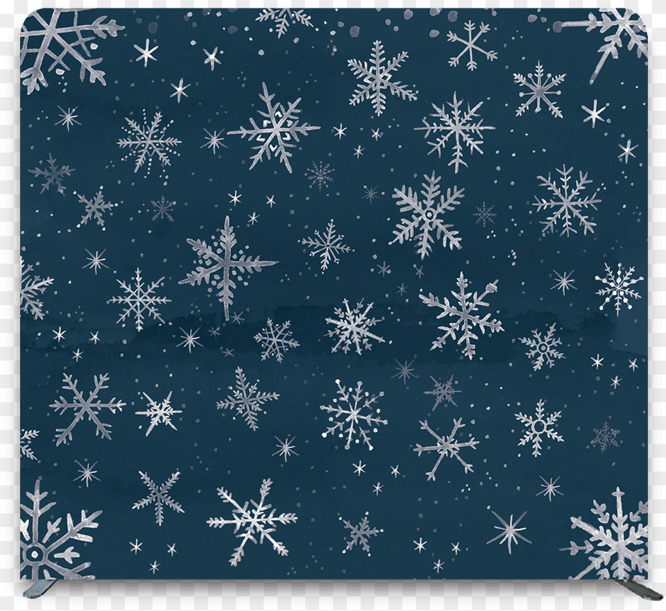 Watercolor Snowflakes Wrapping Paper, Nature, Outdoors, Snow, Snowflake Png Image